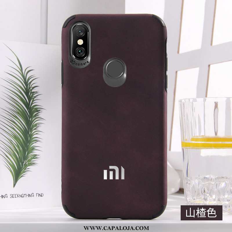 Capa Xiaomi Mi A2 Soft Feminino Silicone Tendencia Vermelho, Capas Xiaomi Mi A2 Protetoras Promoção