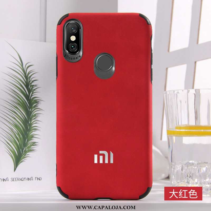 Capa Xiaomi Mi A2 Soft Feminino Silicone Tendencia Vermelho, Capas Xiaomi Mi A2 Protetoras Promoção