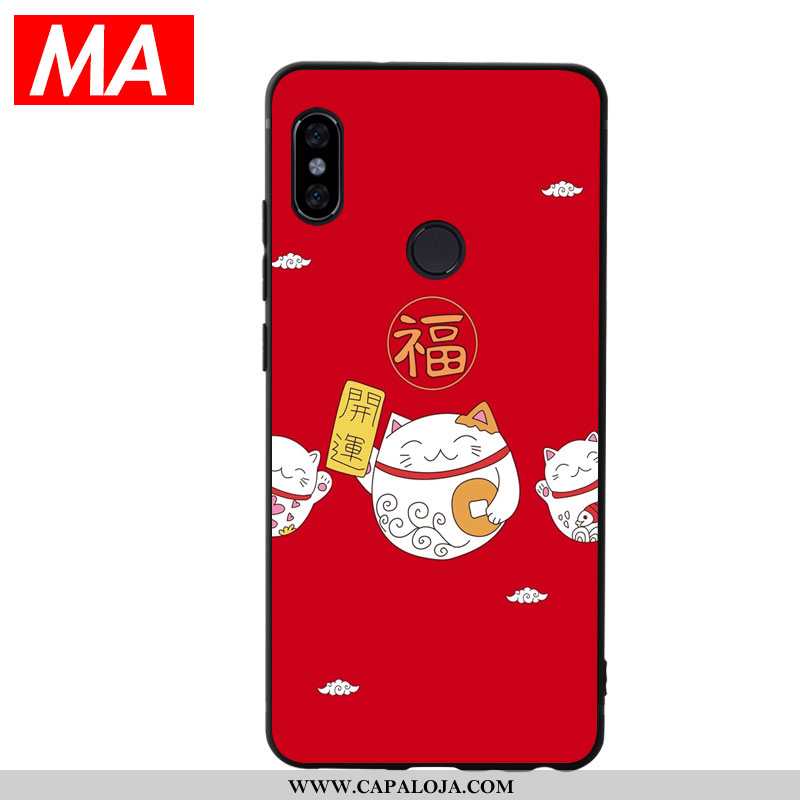 Capa Xiaomi Mi A2 Soft Tela Bonitos Capas Vermelho, Xiaomi Mi A2 Silicone Barato