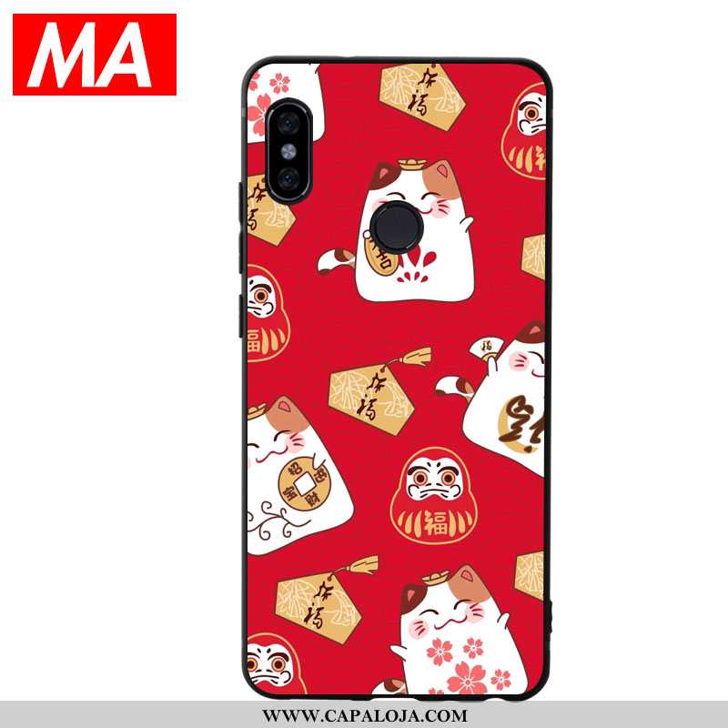 Capa Xiaomi Mi A2 Soft Tela Bonitos Capas Vermelho, Xiaomi Mi A2 Silicone Barato