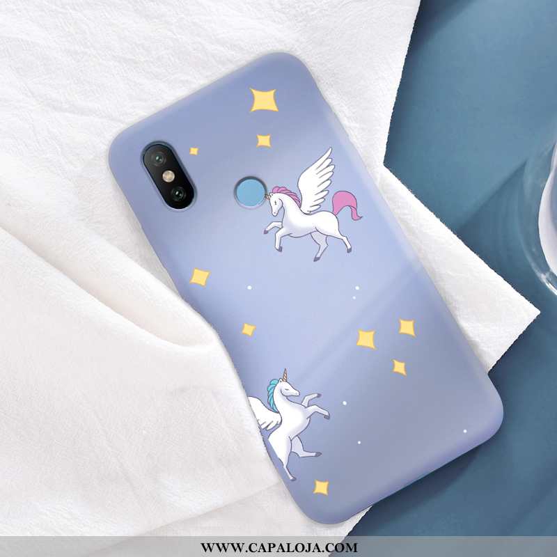 Capa Xiaomi Mi A2 Tendencia Claro Silicone Telemóvel Azul, Capas Xiaomi Mi A2 Soft Venda