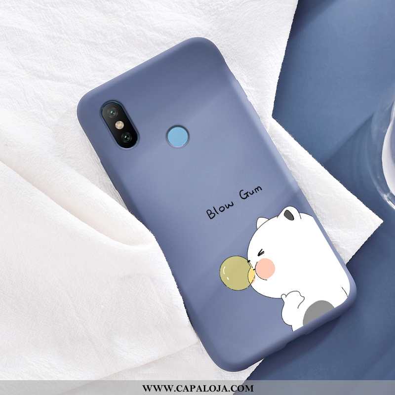 Capa Xiaomi Mi A2 Tendencia Claro Silicone Telemóvel Azul, Capas Xiaomi Mi A2 Soft Venda