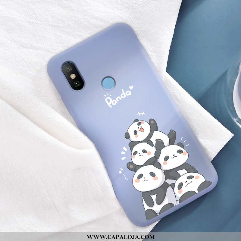 Capa Xiaomi Mi A2 Tendencia Claro Silicone Telemóvel Azul, Capas Xiaomi Mi A2 Soft Venda