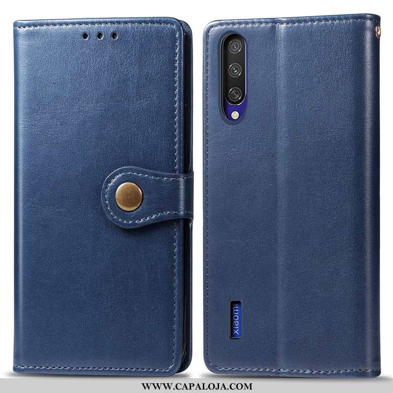 Capa Xiaomi Mi A3 Cordao Telemóvel Capas Primavera Azul Escuro, Xiaomi Mi A3 Couro Online