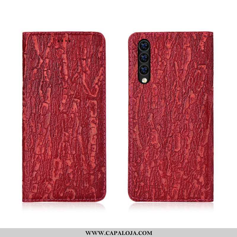 Capa Xiaomi Mi A3 Couro Legitimo Telemóvel Pequena Feminino Vermelho, Capas Xiaomi Mi A3 Couro Compr