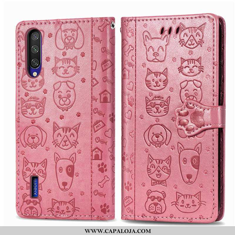 Capa Xiaomi Mi A3 Couro Telemóvel Capas Cover Rosa, Xiaomi Mi A3 Protetoras Barato