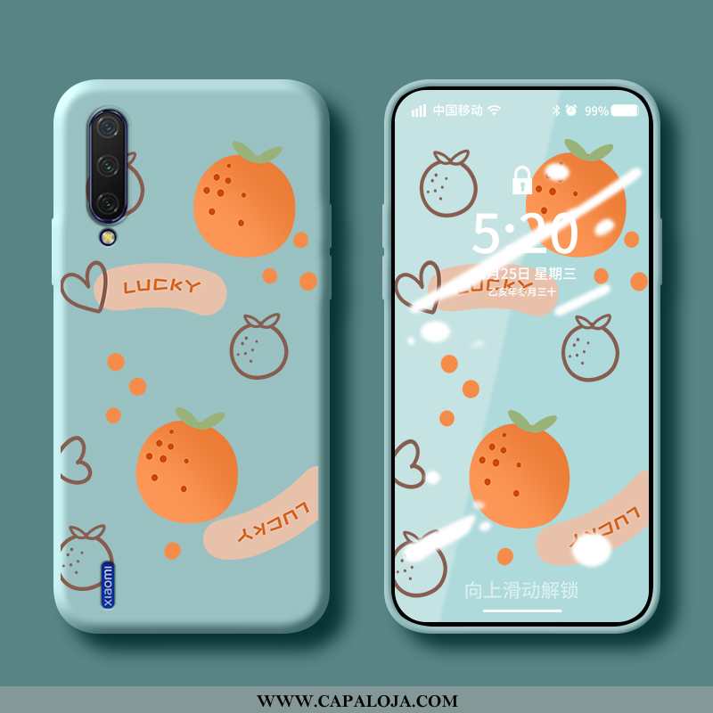 Capa Xiaomi Mi A3 Criativas Dágua Sorte Capas Azul, Xiaomi Mi A3 Bonitos Comprar