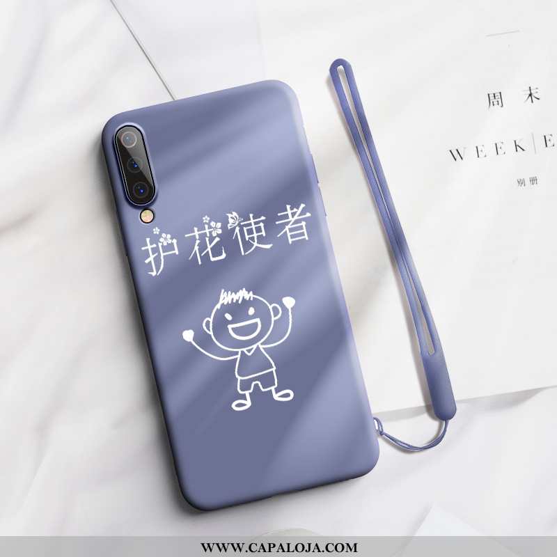 Capa Xiaomi Mi A3 Desenho Animado Malha Telemóvel Criativas Roxo, Capas Xiaomi Mi A3 Slim Online