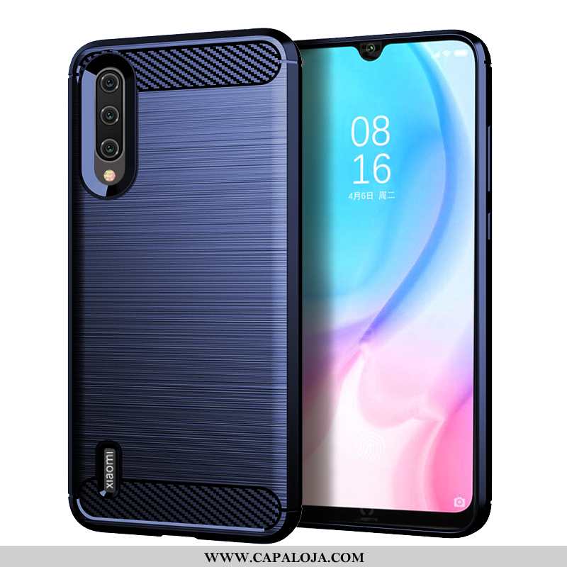 Capa Xiaomi Mi A3 Fosco Customizadas Telemóvel Pequena Preto, Capas Xiaomi Mi A3 Personalizada Compr