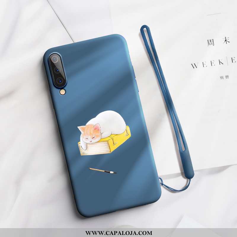 Capa Xiaomi Mi A3 Personalizado Masculino Azul Escuro Tendencia, Capas Xiaomi Mi A3 Desenho Animado 