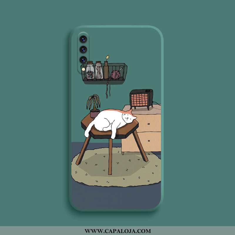 Capa Xiaomi Mi A3 Protetoras Antiqueda Fosco Slim Verde, Capas Xiaomi Mi A3 Silicone Baratas