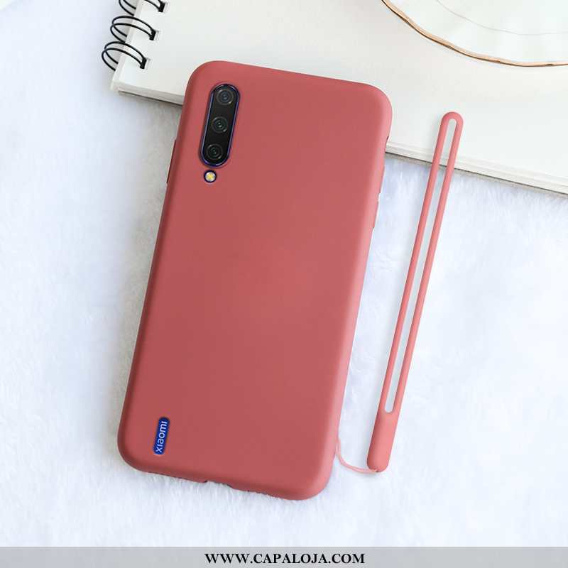 Capa Xiaomi Mi A3 Protetoras Telemóvel Soft Masculino Preto, Capas Xiaomi Mi A3 Silicone Promoção