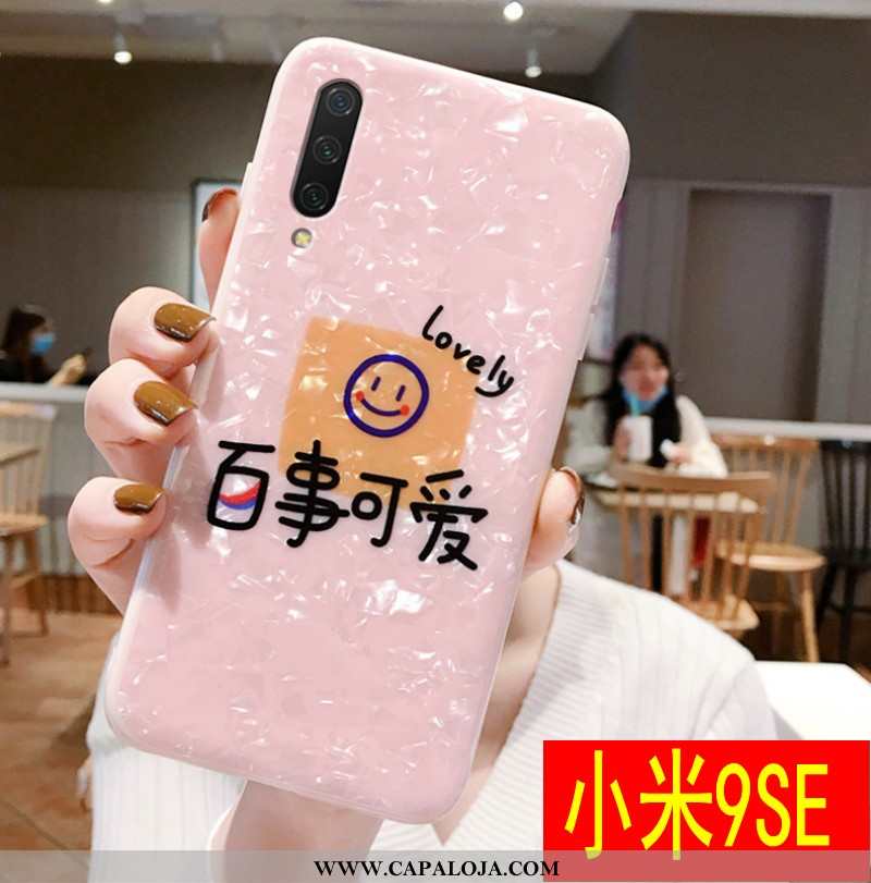 Capa Xiaomi Mi A3 Silicone Rosa Capas Pequena, Xiaomi Mi A3 Personalizada Promoção