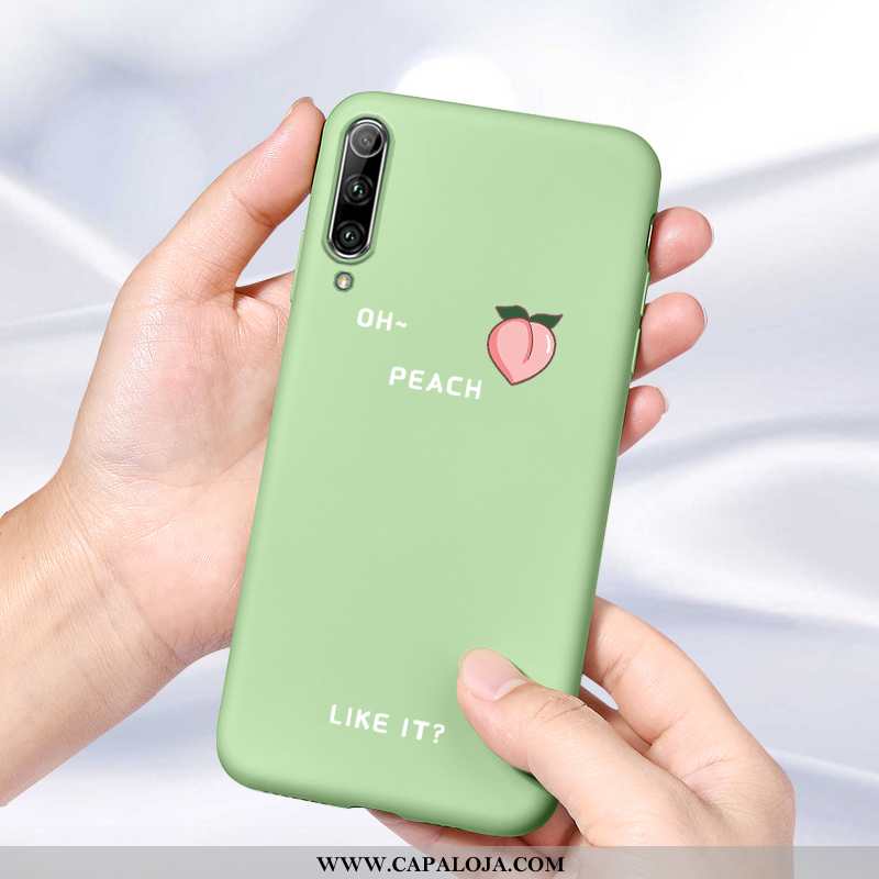 Capa Xiaomi Mi A3 Silicone Slim Verde Minimalista, Capas Xiaomi Mi A3 Personalizado Venda