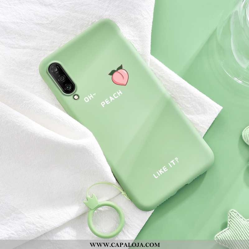 Capa Xiaomi Mi A3 Silicone Slim Verde Minimalista, Capas Xiaomi Mi A3 Personalizado Venda