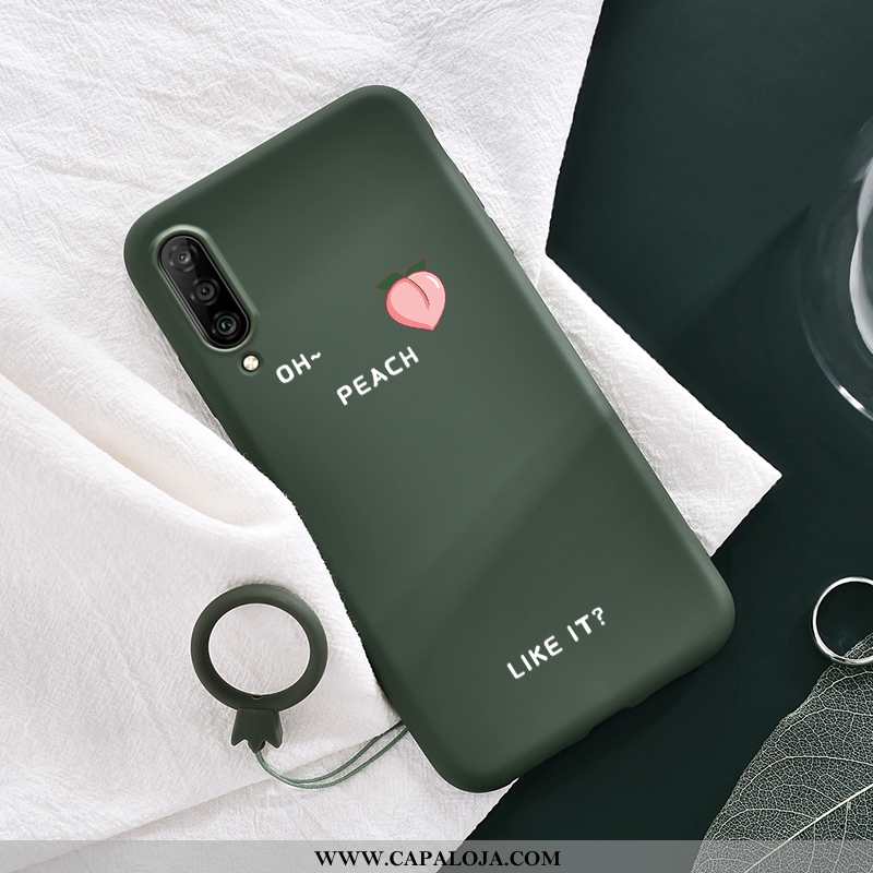 Capa Xiaomi Mi A3 Silicone Slim Verde Minimalista, Capas Xiaomi Mi A3 Personalizado Venda