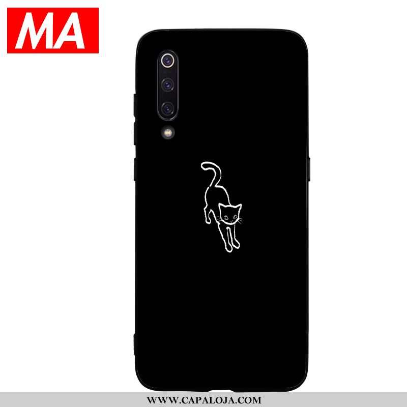 Capa Xiaomi Mi A3 Soft Primavera Pequena Capas Preto, Xiaomi Mi A3 Silicone Online