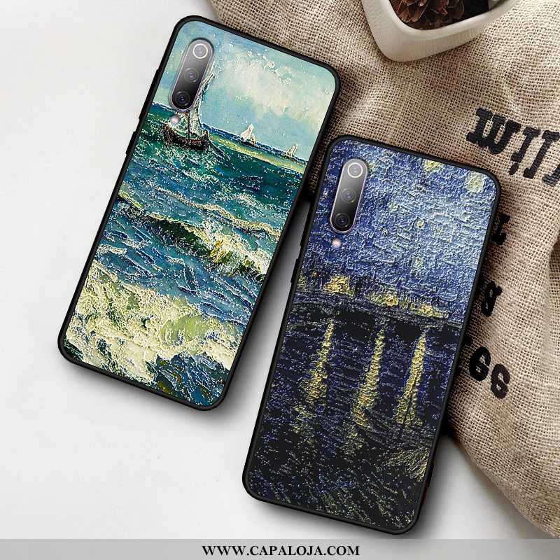 Capa Xiaomi Mi A3 Soft Silicone Cases Personalizadas Azul, Capas Xiaomi Mi A3 Protetoras Promoção