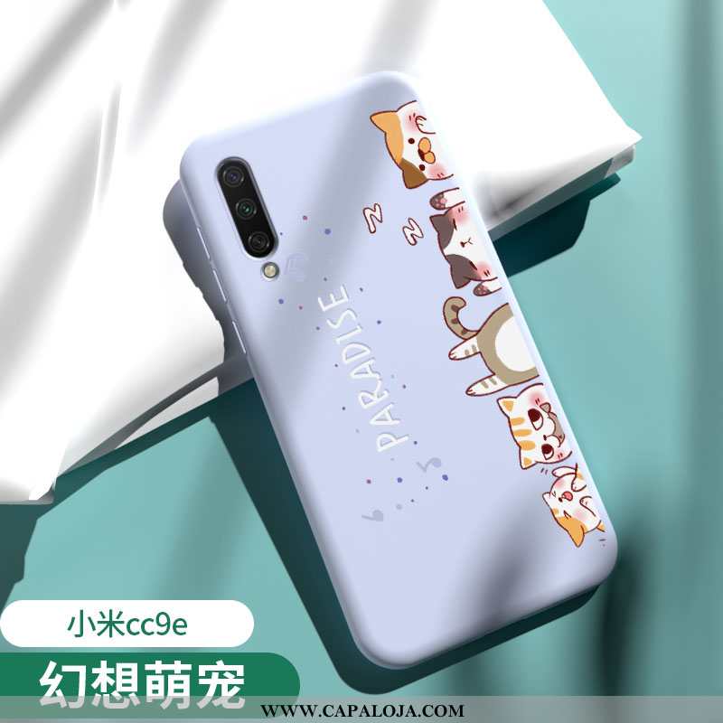 Capa Xiaomi Mi A3 Tendencia Malha Cases Slim Verde, Capas Xiaomi Mi A3 Soft Baratas