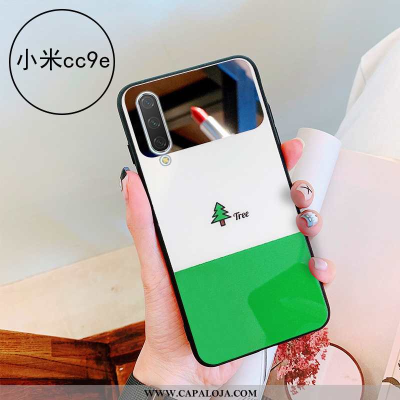 Capa Xiaomi Mi A3 Vidro Frente Malha Pequena Verde, Capas Xiaomi Mi A3 Personalizada Comprar