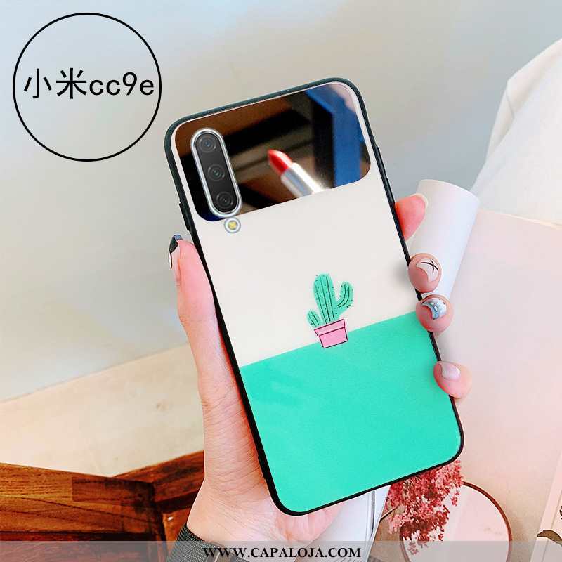 Capa Xiaomi Mi A3 Vidro Frente Malha Pequena Verde, Capas Xiaomi Mi A3 Personalizada Comprar