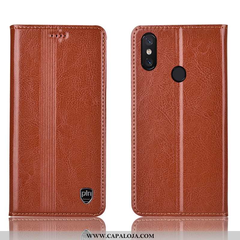 Capa Xiaomi Mi Max 3 Couro Legitimo Vermelha Feminino Completa Vermelho, Capas Xiaomi Mi Max 3 Prote