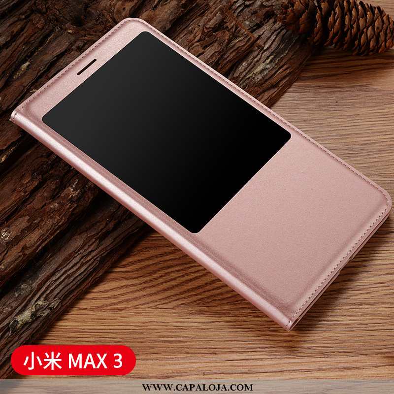 Capa Xiaomi Mi Max 3 Protetoras Telemóvel Cover Capas Bordô, Xiaomi Mi Max 3 Couro Comprar