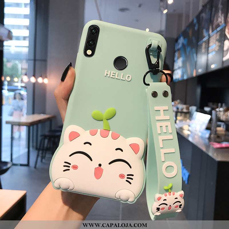 Capa Xiaomi Mi Max 3 Silicone Telinha Feminino Desenho Animado Verde, Capas Xiaomi Mi Max 3 Personal