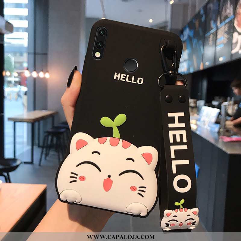 Capa Xiaomi Mi Max 3 Silicone Telinha Feminino Desenho Animado Verde, Capas Xiaomi Mi Max 3 Personal