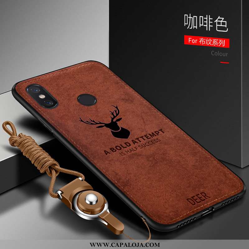 Capa Xiaomi Mi Max 3 Soft Capas Cases Vintage Castanho, Xiaomi Mi Max 3 Super Barato