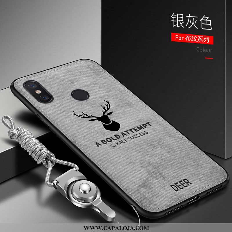 Capa Xiaomi Mi Max 3 Soft Capas Cases Vintage Castanho, Xiaomi Mi Max 3 Super Barato