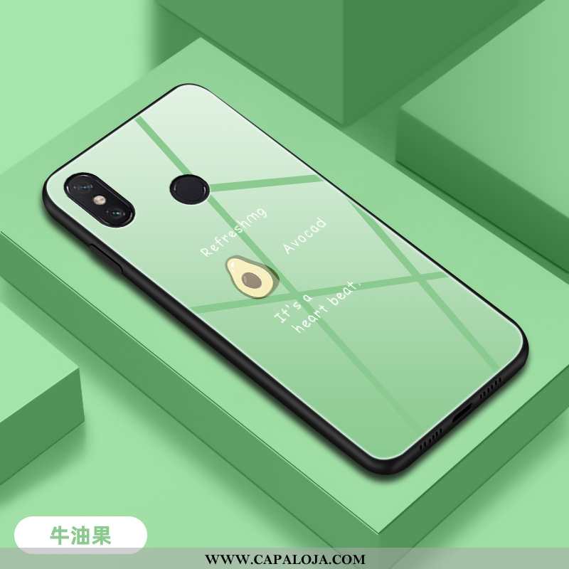 Capa Xiaomi Mi Max 3 Tendencia Pequena Feminino Novas Verde, Capas Xiaomi Mi Max 3 Protetoras Compra