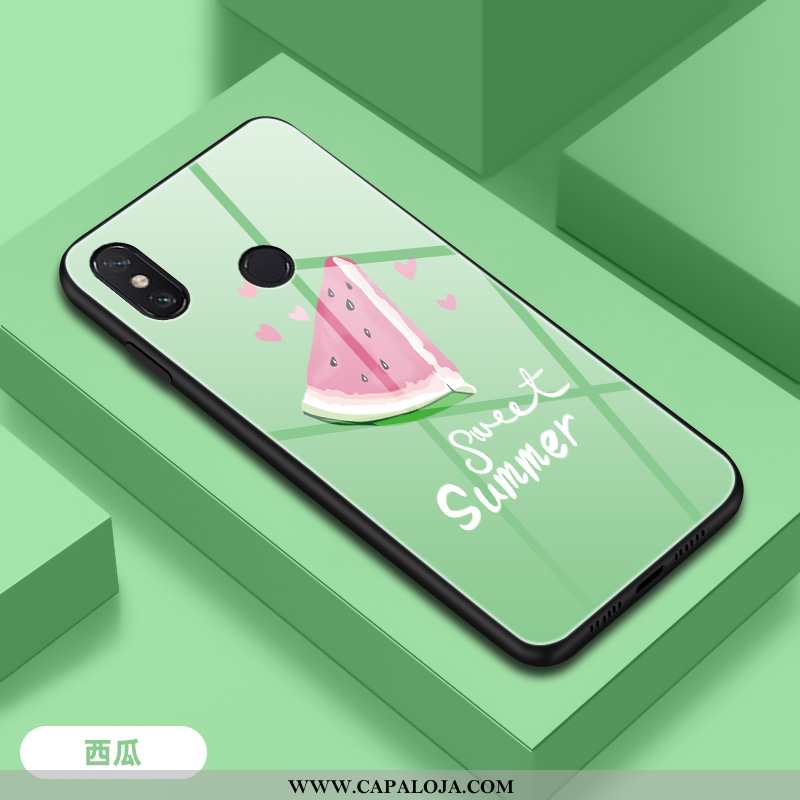 Capa Xiaomi Mi Max 3 Tendencia Pequena Feminino Novas Verde, Capas Xiaomi Mi Max 3 Protetoras Compra