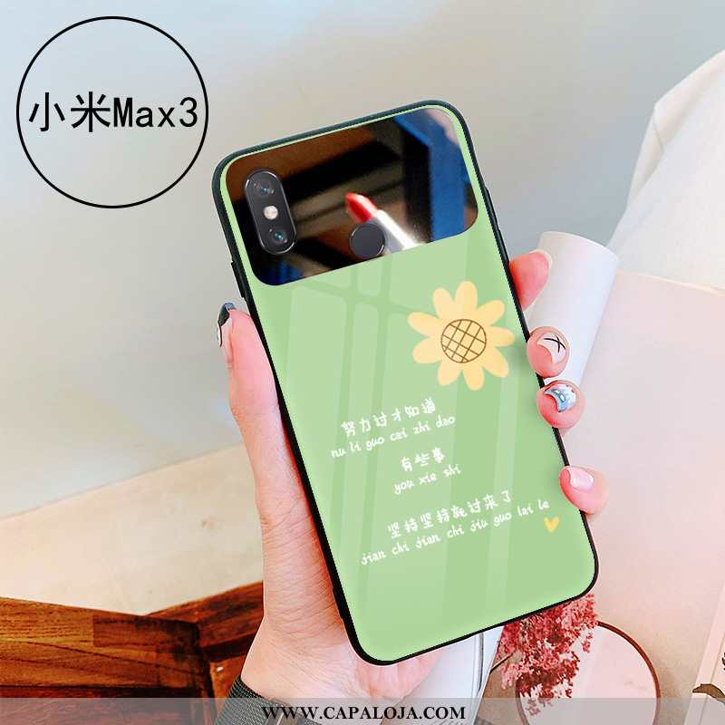 Capa Xiaomi Mi Max 3 Vidro Feminino Capas Telemóvel Verde, Xiaomi Mi Max 3 Personalizada Barato