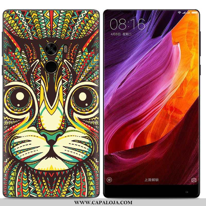 Capa Xiaomi Mi Mix 2 Criativas Pintado Capas Telemóvel Amarelo, Xiaomi Mi Mix 2 Tendencia Baratos