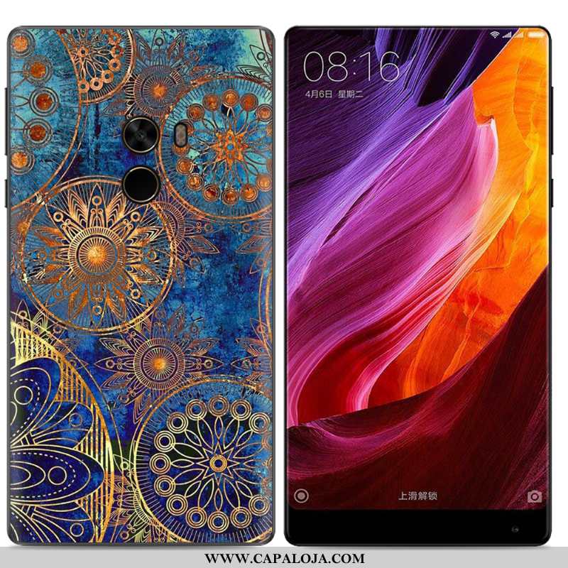 Capa Xiaomi Mi Mix 2 Criativas Pintado Capas Telemóvel Amarelo, Xiaomi Mi Mix 2 Tendencia Baratos