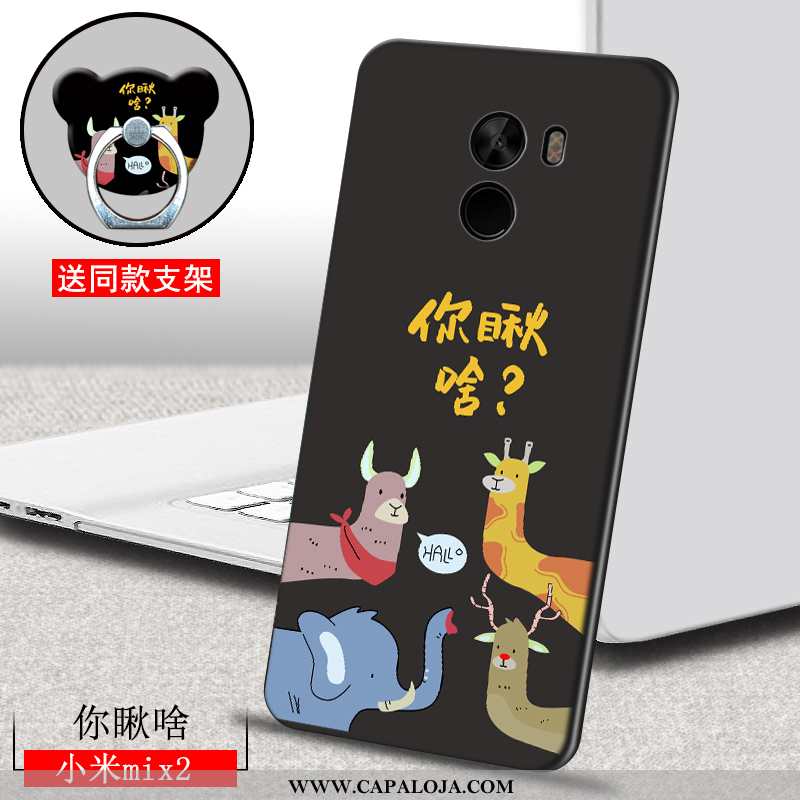 Capa Xiaomi Mi Mix 2 Personalizada Telinha Slim Feminino Azul, Capas Xiaomi Mi Mix 2 Criativas Barat