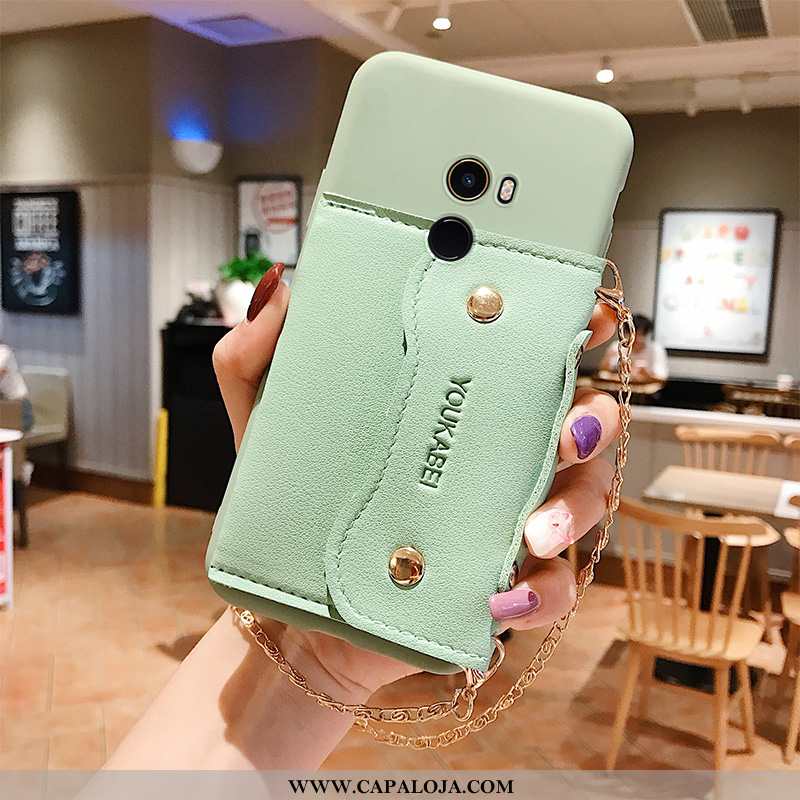 Capa Xiaomi Mi Mix 2 Soft Telemóvel Verde Cases, Capas Xiaomi Mi Mix 2 Protetoras Promoção