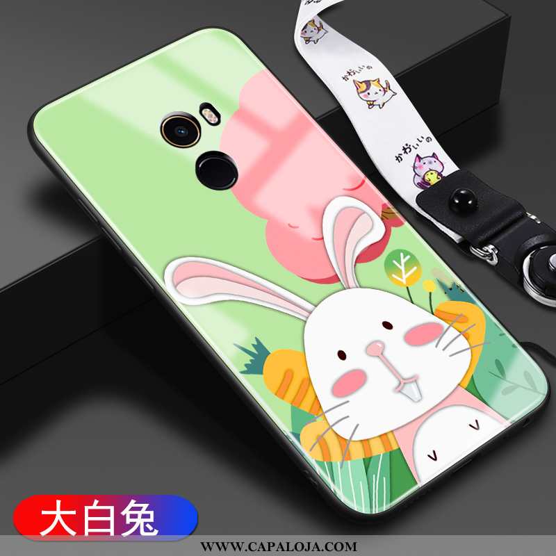 Capa Xiaomi Mi Mix 2 Vidro Telemóvel Protetoras Cases Verde, Capas Xiaomi Mi Mix 2 Desenho Animado B