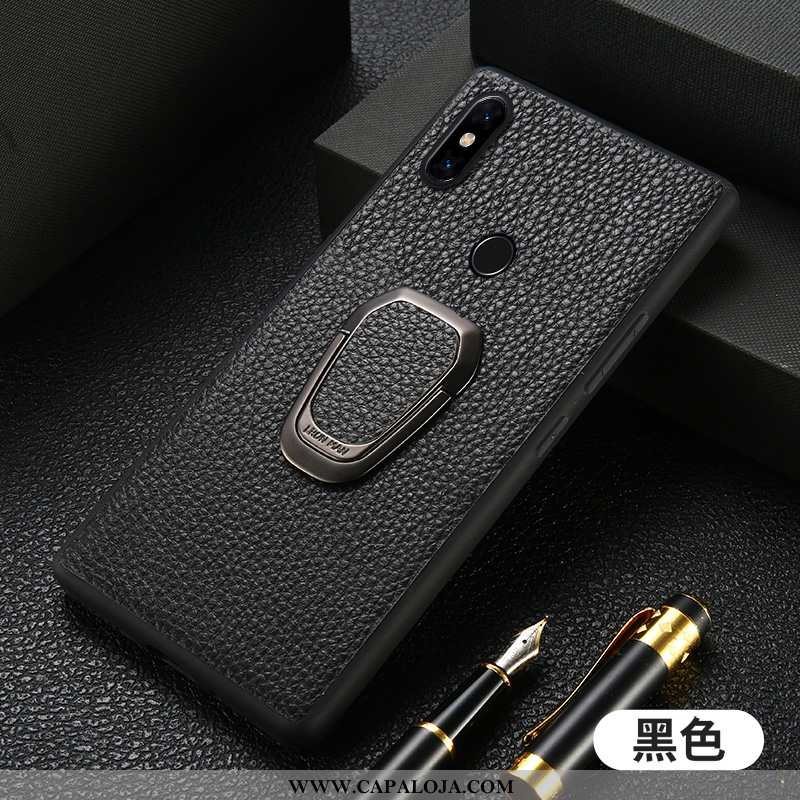 Capa Xiaomi Mi Mix 2s Couro Capas Suporte Feminino Castanho, Xiaomi Mi Mix 2s Protetoras Baratas