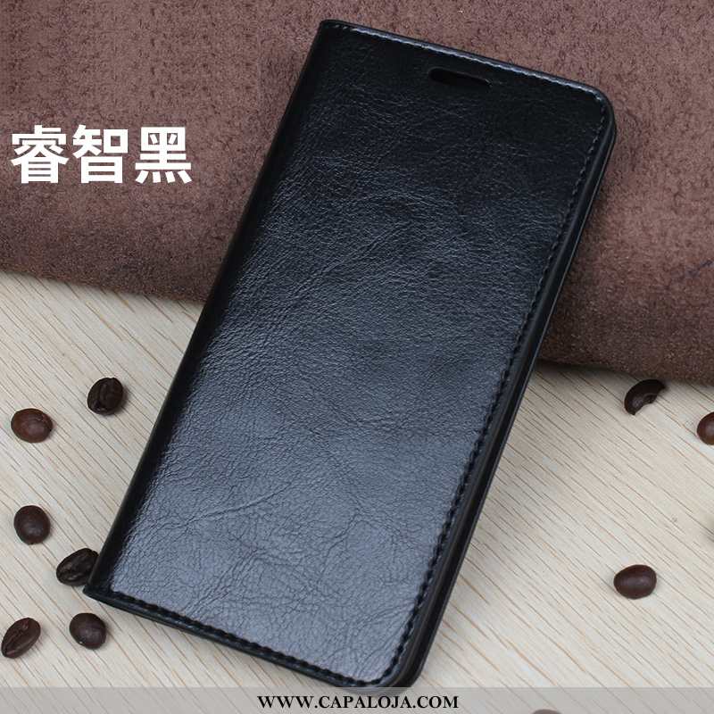 Capa Xiaomi Mi Mix 2s Couro Legitimo Telemóvel Antiqueda Masculino Preto, Capas Xiaomi Mi Mix 2s Cou