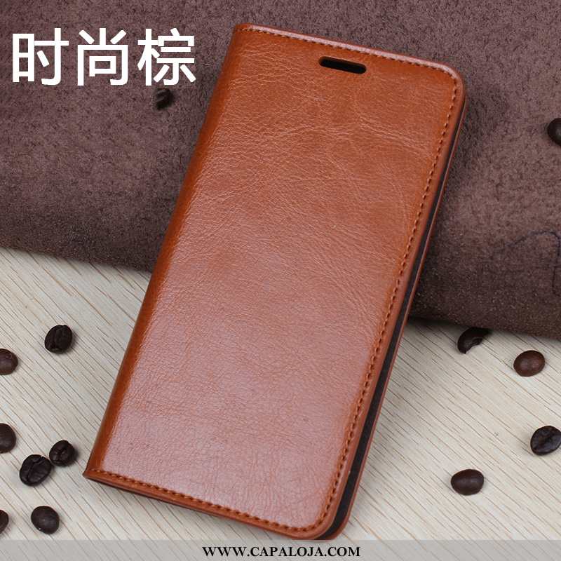 Capa Xiaomi Mi Mix 2s Couro Legitimo Telemóvel Antiqueda Masculino Preto, Capas Xiaomi Mi Mix 2s Cou