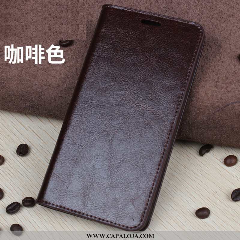 Capa Xiaomi Mi Mix 2s Couro Legitimo Telemóvel Antiqueda Masculino Preto, Capas Xiaomi Mi Mix 2s Cou