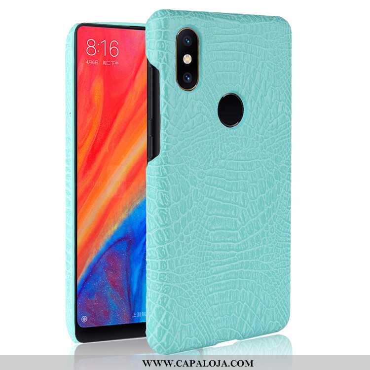 Capa Xiaomi Mi Mix 2s Couro Telinha Crocs Telemóvel Preto, Capas Xiaomi Mi Mix 2s Protetoras Comprar