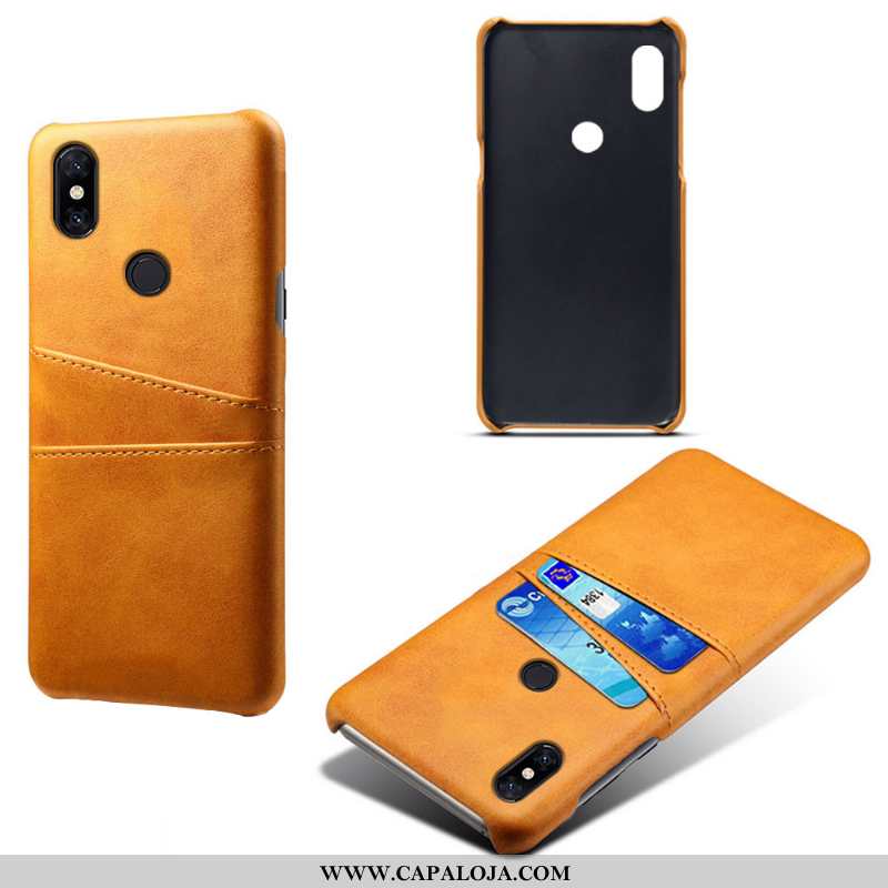 Capa Xiaomi Mi Mix 2s Protetoras Antiqueda Pequena Amarela Amarelo, Capas Xiaomi Mi Mix 2s Couro Bar