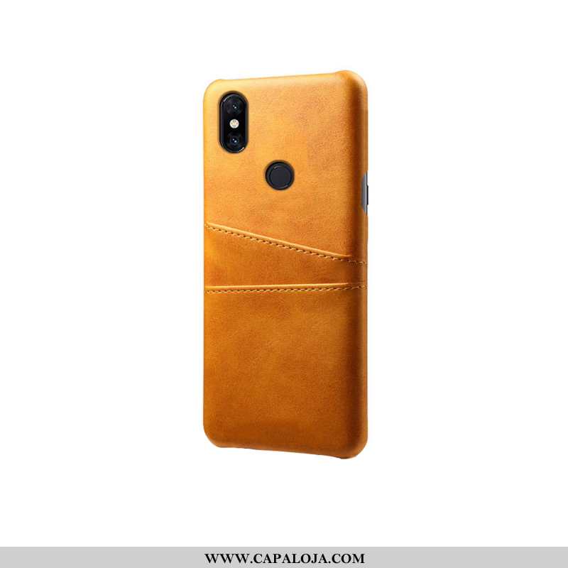 Capa Xiaomi Mi Mix 2s Protetoras Antiqueda Pequena Amarela Amarelo, Capas Xiaomi Mi Mix 2s Couro Bar