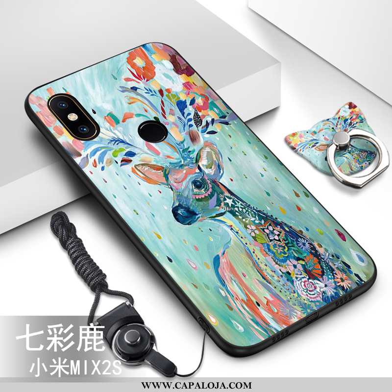 Capa Xiaomi Mi Mix 2s Protetoras Tendencia Telemóvel Desenho Animado Verde, Capas Xiaomi Mi Mix 2s S