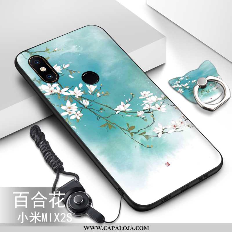 Capa Xiaomi Mi Mix 2s Protetoras Tendencia Telemóvel Desenho Animado Verde, Capas Xiaomi Mi Mix 2s S