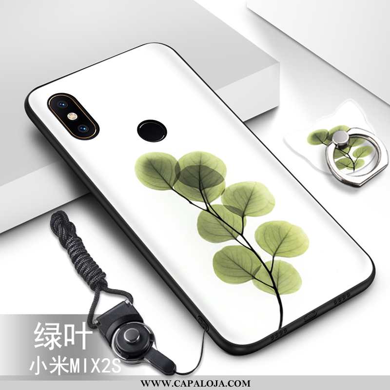 Capa Xiaomi Mi Mix 2s Protetoras Tendencia Telemóvel Desenho Animado Verde, Capas Xiaomi Mi Mix 2s S