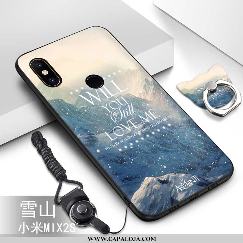 Capa Xiaomi Mi Mix 2s Protetoras Tendencia Telemóvel Desenho Animado Verde, Capas Xiaomi Mi Mix 2s S